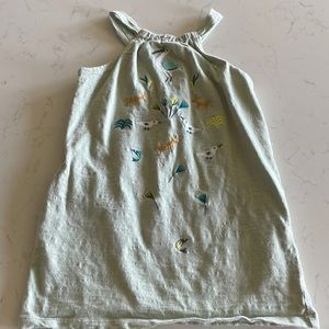Toddler cotton halter strap dress